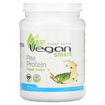 비건 스마트 VeganSmart 완두콩 단백질 식물성 셰이크 바닐라 540g19oz
