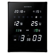 코트론 KMG-2850 온도계 GPS 위성 전파수신 자동 벽시계, 대원쇼핑몰 DW 기본