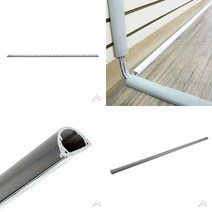 전선몰딩 반달 회색 중 전선정리쫄대 문틀몰딩