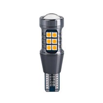 T15 W16W 921 LED 전구 Canbus 3030 27SMD 자동차 백업 후진 조명 액세서리 테일 램프 슈퍼 브라이트 6000K, 01 1 Pieces, 03 Yellow