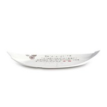 업소용 멜라민 그릇 국화 바이킹회접시 4호 (DS-6284)