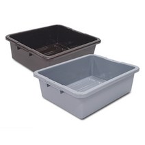 [러버메이드] 다용도 버스박스 (식기운반바구니/27ℓ), [러버메이드] 다용도 버스박스 갈색 (식기운반바구니/27ℓ)