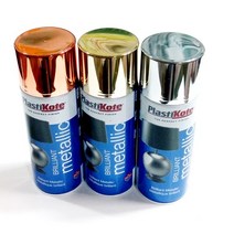 plasti kote brillant 금속빛 스프레이, 1개, 금색(160)
