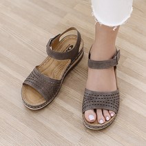 제이슈 너무 가벼운 통굽 플랫 샌들 4.5cm