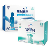 바이엘 남여 임신준비 멀티비타민 엘레뉴 1단계 96g + 메네비트 60g 세트, 2세트