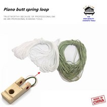 피아노 튜닝 도구 액세서리 액션 버트 스프링 로프 후크 플랜지 루프 수리 부품, 30M green rope