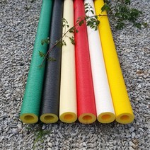 1m 원형 안전폼 가구 기둥 벽 실내놀이터 모서리 보호대 주차장 h빔 보호가드 파이프 보온재, 중형(노랑), 1개