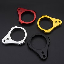 3154mm 범용 스티어링 댐퍼 브래킷 포크 클램프 지원 홀더 바이크 오토바이 레이싱 거리 ATV 전기 스쿠터 킥보드, [10] Black 48mm