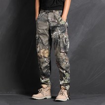 남자 바지 Cargo Pants 위장 바지 야외 멀티 포켓 느슨한 정장 바지 남자 3357