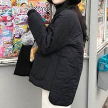 반팔패딩 뽀글이 푸퍼 숏 롱 점퍼 겨울 자켓 퀼트 따뜻한 유행 불규칙한 짧은
