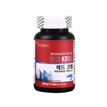 [오로니아] 레드 크릴 (500mg X 180캡슐 1병) 리뉴얼 용량up 청정남극크릴오일100%, 500mg