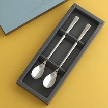 인스푼 티스푼포크 돌답례품 티스푼세트, 빨강도트 포장, 허니 롱티스푼