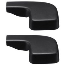2X 앞 유리 와이퍼 암 커버 캡 Bmw 3 E90 E91 E92 #61617138990 용, BlackBlack