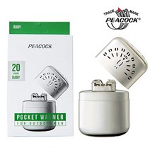 피코크 휴대용 손난로 베이비 오일(133ml) 포함, 단품