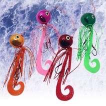 바다낚시 참돔 타이라바 광어 에기 낚시 채비 줄 미끼, 1개