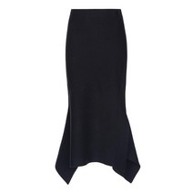 베스띠벨리 괴정 21F/W 플레어 롱 머메이드 스커트 BDS2914BK