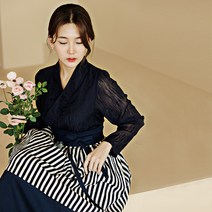 생활한복에 생활한복을 더한 덧치마 스커트 빅사이즈 허리치마 퓨전의상