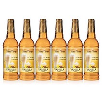 Jordan s Skinny 카페 커피 바리스타 시럽 바닐라 무설탕 25.4온스 x 6병, 25.4 Fl Oz x 6병(1세트)