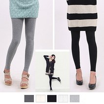 제일컴퍼니 미시옷 0011L001 면스판 구부 레깅스 DK 빅사이즈 여성의류