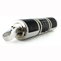 바이크 오토바이 MP3 블루투스 오디오 스피커 핸들 바 내장 서브 우퍼 방수 올인원 플레이어 MT487 액세서리, 은