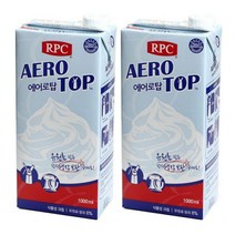 에어로탑 식물성 휘핑크림 1L 2개(냉장포장), 선택안함, 단품