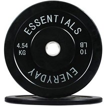 엘리코 원판 중량 balancefrom fitvids 색상 코드 올림픽 범퍼 플레이트 스틸 허브가 있는 웨이트 플레이트 쌍 또는 세트, 스타일 3, 10파운드 쌍