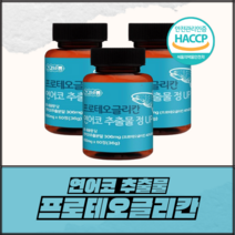 프로테오글리칸 프리테오글리칸 연어코 추출물 보스웰리아 구절초 우슬 정 600mg 2개월치, 1통, 60정