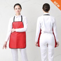 워크라인 바리스타 카페 손님용 앞치마(목걸이형), 블랙, 1개