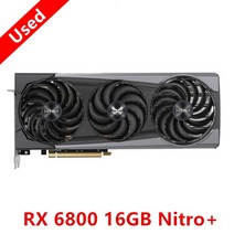 외장그래픽카드 사파이어-RX 6800XT XT 니트로 + 16GB GPU 비디오 카드 게임 Radeon 그래픽 AMD 데스크탑, 01 RX6800 16GB