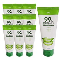 3WB 알로에 수딩젤 150ml 10개 튜브형 수분 수딩겔 진정 미백 알로에베라