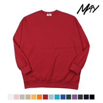 MAY 남녀공용 프리미엄 쮸리 오버핏 맨투맨 (MD)