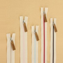 소잉데일리 소품 지퍼 모음_ 20cm~100cm 가죽 컬러믹스 등 60여종, 다크브라운, 2. 꾸뛰르 소잉지퍼_30cm