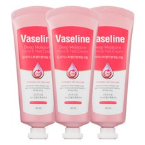 바세린 핸드크림 대용량 휴대용 고보습 핸드로션 60ml 3~10개, [AA1] 바세린 24h 핸드크림 60mlX3개