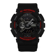 지샥 남성용 빅페이스 쿼츠 시계 GA-110HR-1A