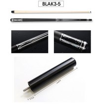 당구큐 당구용품 카본큐 BLAK 블랙 실버 중국 익스텐션 신제품, 25.BLAK35 with Black - 9.5mm