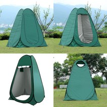 이동식 샤워텐트 150X190CM 다크그린 텐트 캠핑용샤워부스