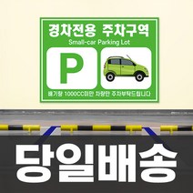 경차 전용구역 표지판 소형 차량 주차구역 안내판 아파트 주차장 지정구역 관리사무소, 13