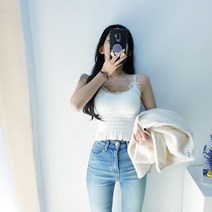 도도스타일 리오 레이스매치 곱창프릴 캡내장 나시티