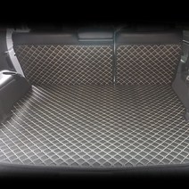 아이빌 베라크루즈 자동차 트렁크매트 + 2열등받이 풀세트, 손잡이있음, 7인승분리형, 웜그레이