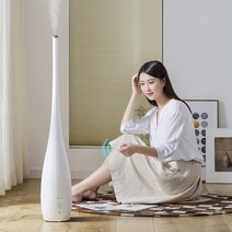 스탠드 대용량 가습기 가정용 안개 미스트 굴뚝형, 하얀색