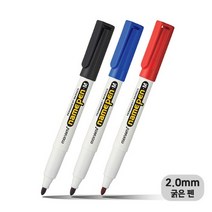 모나미 네임펜 M 굵은네임펜 유성펜 안지워지는펜, 파랑