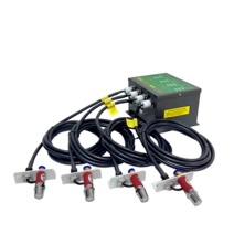 이온아이져 이온아이저 나이저 옷정전기 방지 노즐, 2개이온에어노즐+2개전원공급장치