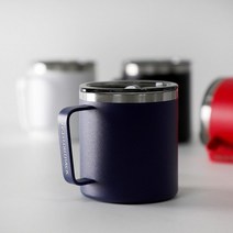 바보사랑 아웃백V2 보온보냉 캠핑 머그컵 420ml.키친몰링, 블루