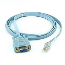 [해외] Cisco 장치 코드 용 10pcs 새 콘솔 케이블 라우터 (Rs232) DB9 ~ RJ45, 1개
