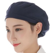 유니esx 먼지 방진 통기성 주방 요리사 모자 탄성 공장 워크 캡 캡 헤어 커버, 푸른