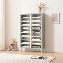 스타일리쉬 옷방 핸드백 바지정리 수납장 20대여성, 그레이화이트