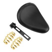 할리 커스텀 헬기 bobber honda 야마하 가와사키 스즈키 용 스프링 브래킷이있는 오토바이 솔로 시트 쿠션 장착, 스타일11