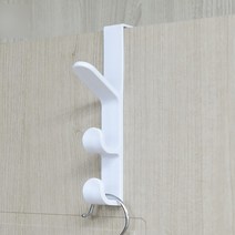 문걸이 선반 옷 강 걸이 세로 행거 3단 5단 1개, 사이즈/색상, 5단-화이트