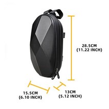 바이크가방 킥보드 스쿠터 라어더 가방 전동 프론트 핸들 바 하드 쉘 스토리지 M365 PRO 2 Kugoo M4 용 패키지 주최자, CHINA