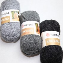 알파인알파카 뜨개몰 얀아트 YARNART, 447라이트그레이, 1개